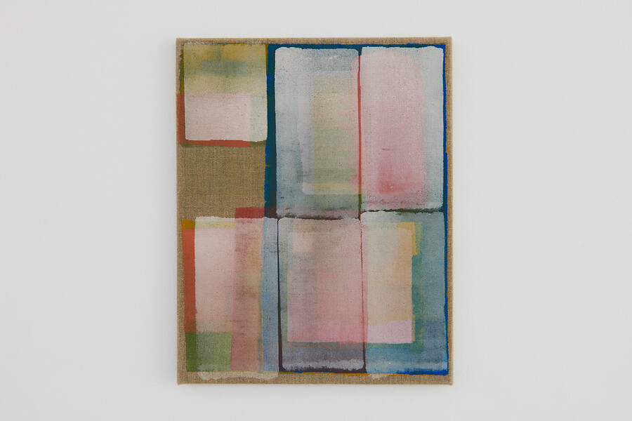 23_1_20, 2023 &ndash; 44 x 35 cm; Vinylfarbe auf Leinwand; Foto: Annette Kradisch