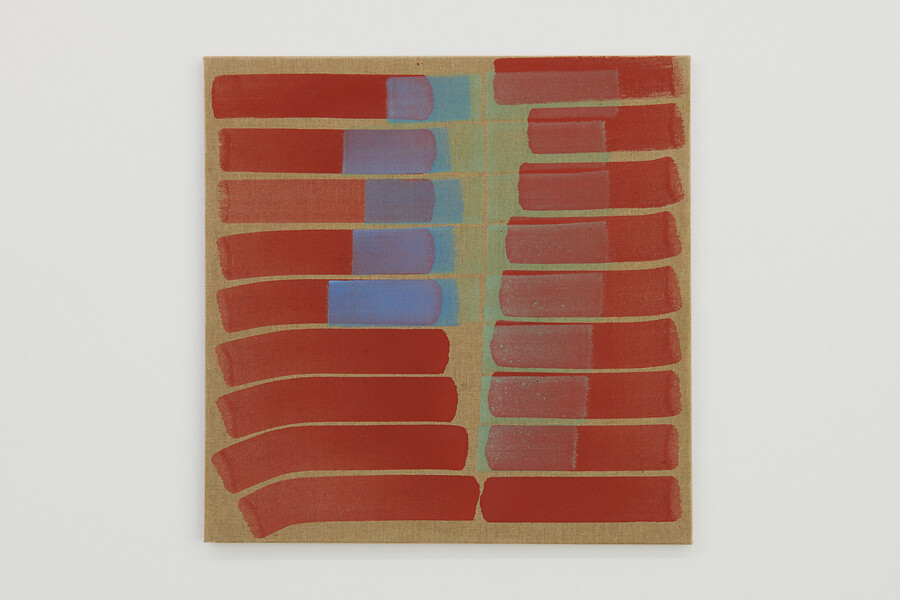 22_7_24, 2023 &ndash; 70 x 70 cm; Vinylfarbe auf Leinwand; Foto: Annette Kradisch