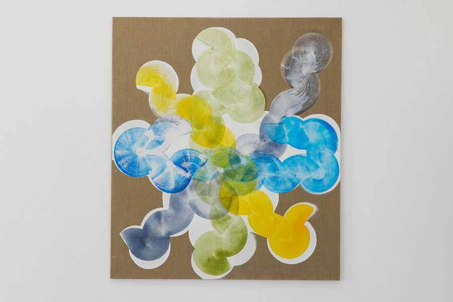 20_2_5, 2020 &ndash; 160 x 140 cm; Vinyl/Eitmpera auf Leinwand; Foto: Annette Kradisch