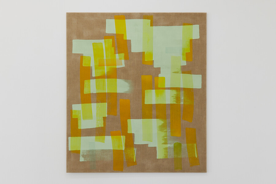 22_10_11, 2022 &ndash; 160 x 140 cm; Vinyl/Silikatfarbe auf Leinwand; Foto: Annette Kradisch