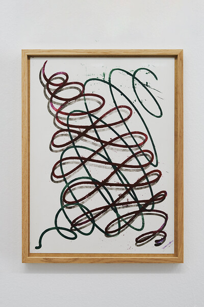 O. T., 2025 &ndash; 38 x 28 cm; Alugrafie auf Papier (Unikat); Foto: Annette Kradisch