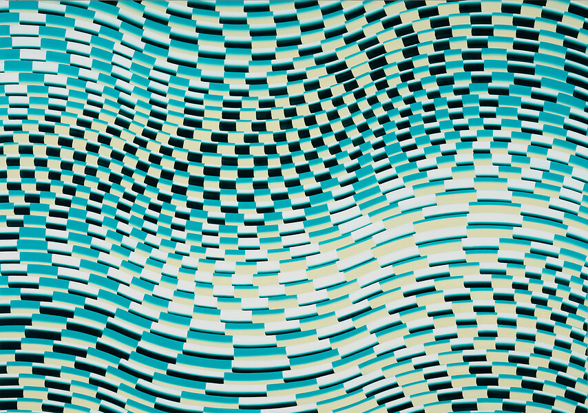 EP133, 2019 &ndash; 88 x 125 cm; Öl auf Aluminium; Foto: Annette Kradisch