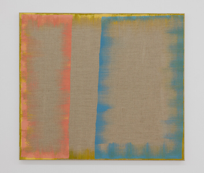 21_12_7 &ndash; 80 x 90 cm; Silikatfarbe auf Leinwand; Foto: Annette Kradisch