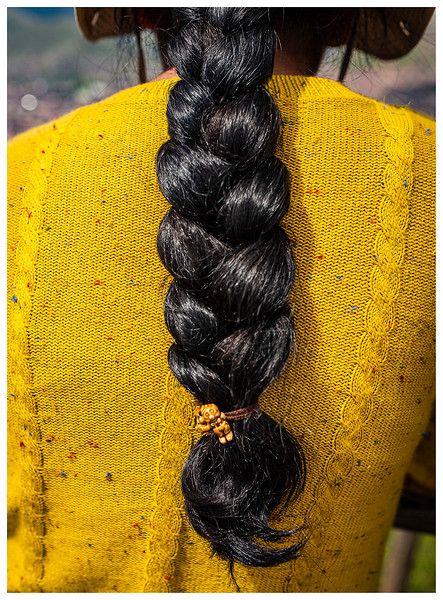 Trenza#21 aus der Serie „Pelos de Cusco“ 45-teilig, 2020 &ndash; 42 x 32 cm; Archival Pigment Print
