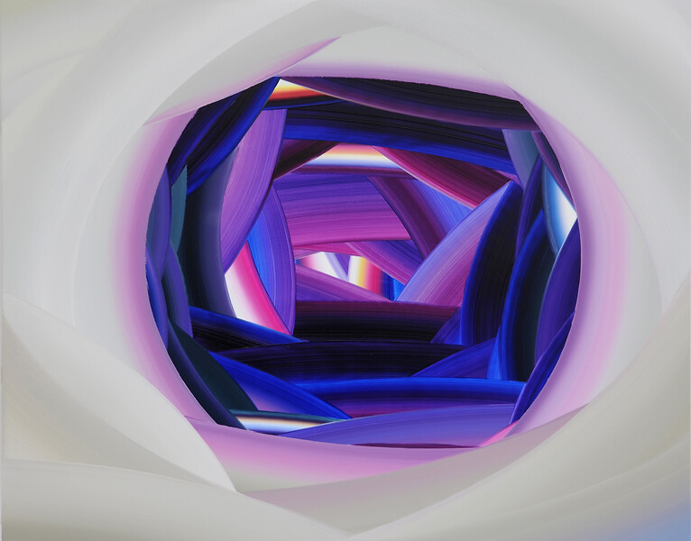 EP145 „Amethyst”, 2020 &ndash; 34,3 x 43,4 cm; Öl auf Aluminium; Foto: Studio Gerhard Mayer
