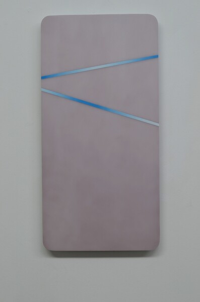 716032012, 2012 &ndash; 71,5 x 35,5 x 3,5 cm; Öl/Acrylglas,Aluminiumschichtplatte