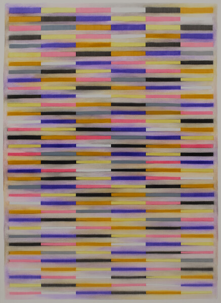Ohne Titel (für D. 3), 2025 &ndash; 74 x 54 cm; Aquarell, Papier; Foto: Annette Kradisch