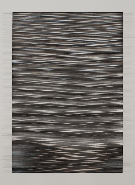Ohne Titel (für D. 7), 2025 &ndash; 74 x 54 cm; Aquarell, Papier; Foto: Annette Kradisch