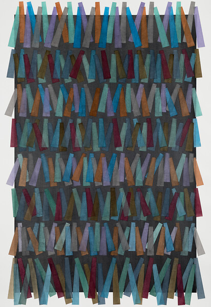 Naht (A), 2026 &ndash; 149,5 x 103 cm; Aquarell, Papier; Foto: Lukas Pürmayr)