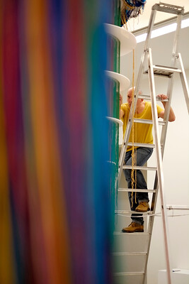 Ausstellungsaufbau Neues Museum Nürnberg &ndash; Foto: Gillitzer.net