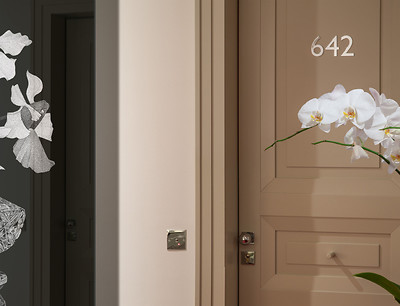 Thilo Westermann, Vanitas (Vanda Miss Joaquim) in der Villa Stéphanie, Baden-Baden 2017 &ndash; Diasec, Giclée-Druck auf Papier; 63,5 x 83 cm; Ed. 1 von 3+1