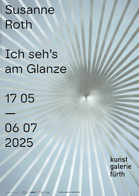 Plakat - Susanne Roth Ich seh's am Glanze - kunst galerie fürth
