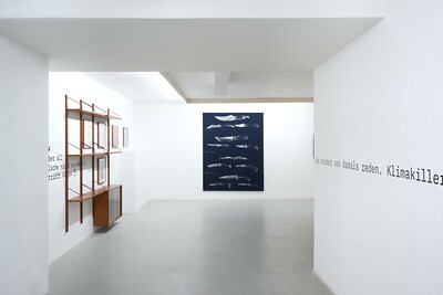 Ausstellungsansicht: JOHANNES LISTEWNIK UND JASMIN SCHMIDT  –  SCHRITTE ZURÜCK &ndash; kjubh Kunstverein e.V., Köln
Fotos: Studio Jasmin Schmidt und Johannes Listewnik