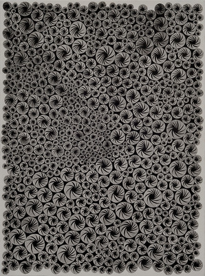 Andreas Oehlert, Morgengrau 2, 2008 &ndash; 57 x 76 cm; Aquarell, Papier; Foto: Annette Kradisch; Privatbesitz