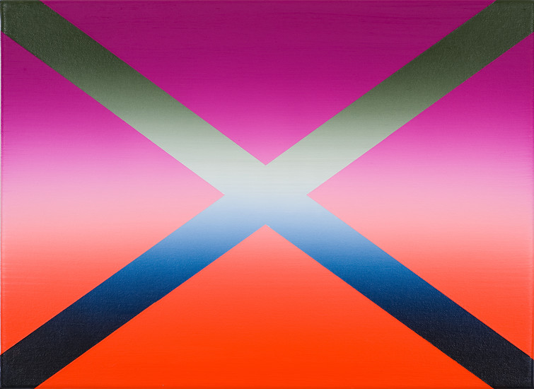 B 523, 2011 &ndash; 40 x 55 cm; Acryl auf Leinwand; Foto Annette Kradisch