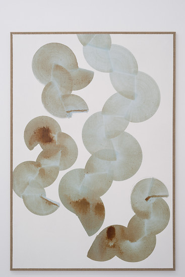 17_2_27, 2017 &ndash; 130 x 190 cm; Tusche, Leimgrundierung auf Leinwand; Foto: Annette Kradisch