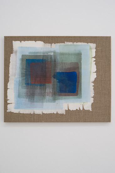 17_2_24; 2017 &ndash; 40 x 50 cm; Eitempera und Grundierung auf Leinwand; Foto: Annette Kradisch