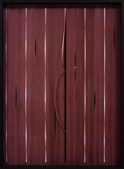 Naht (3), 2023 &ndash; 74 cm x 54 cm; Aquarell, Papier; Foto: Annette Kradisch