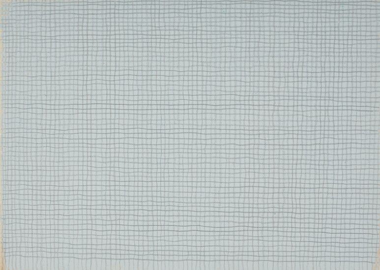 pas de peur (38), 2020 &ndash; 15,0 x 20,9 cm; Buntstift auf farbig grundierten Papier; Foto: Annette Kradisch
