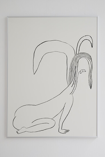 Ohne Titel, 2025 (Siebdruck: Auflage 30) &ndash; 80 x 60 cm; Siebdruck (Atelier Rainer Michely; Foto: Annette Kradisch