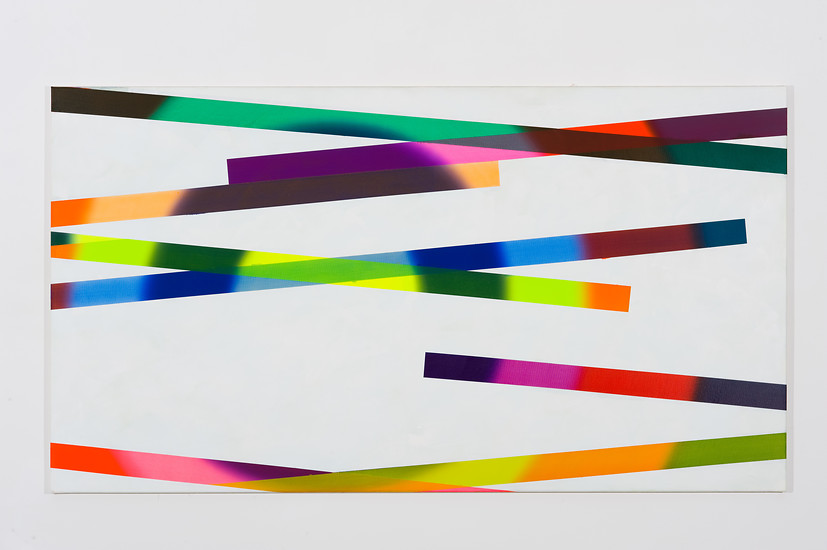 B 512, 2010 &ndash; 110 x 200 cm; Acryl auf Leinwand; Foto Annette Kradisch