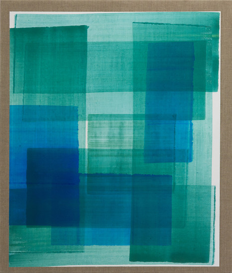 Daniel Bischoff; 2016_39, 2016 &ndash; 105 x 90 cm; Acryl auf Leinwand