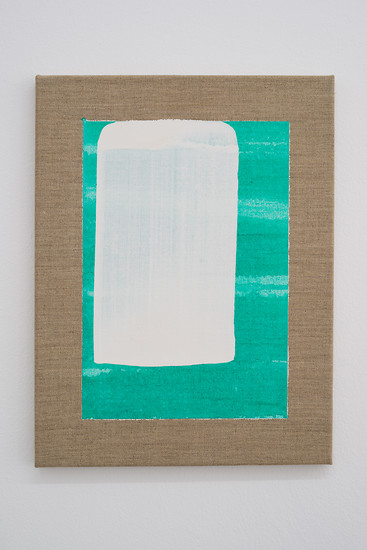 17_2_1, 2017 &ndash; 43 x 33 cm; Eitempera und Leimfarbe auf Leinwand; Foto: Annette Kradisch