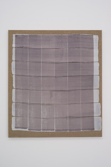 17_3_23; 2017 &ndash; 80 x 70 cm; Tusche und Leimfarbe auf Leinwand; Foto: Annette Kradisch