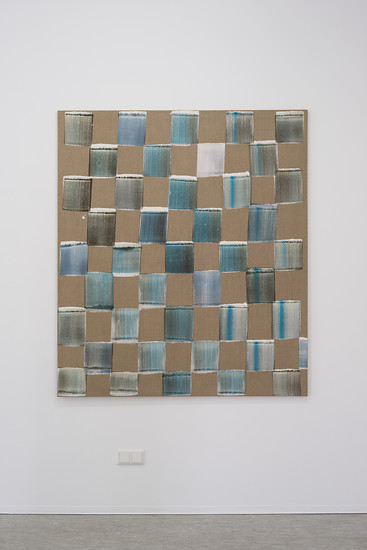 18_6_8; 2018 &ndash; 160 x 140 cm, Tusche, Leimgrundierung auf Leinwand; Foto: Annette Kradisch