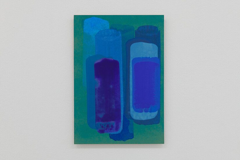 Daniel  Bischoff, 22_2_14, 2022 &ndash; 33,5 x 23,5 cm; Acryl- und Ölfarbe nd Eitempera auf HDF; Foto: Annette Kradisch