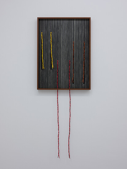 Naht (7), 2023 &ndash; 74 cm x 54 cm; Aquarell, Papier; Foto: Annette Kradisch