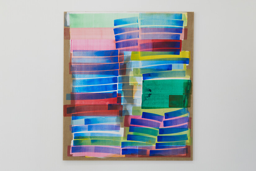 22_11_24, 2023 &ndash; 160 x 140 cm; Vinylfarbe auf Leinwand; Foto: Annette Kradisch