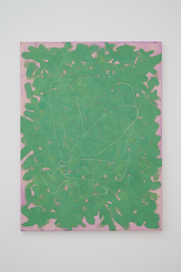 o. T., 2026 &ndash; 80 x 60 cm; Öl auf Leinwand; (Foto: Annette Kradisch)