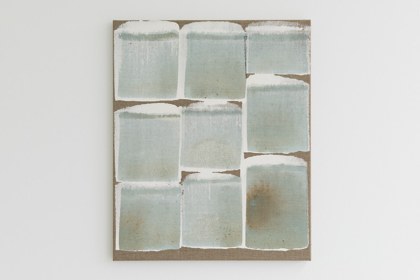 Daniel Bischoff, 17_2_7 2017, 2017 &ndash; 55 x 45 cm; Tusche auf Leinwand