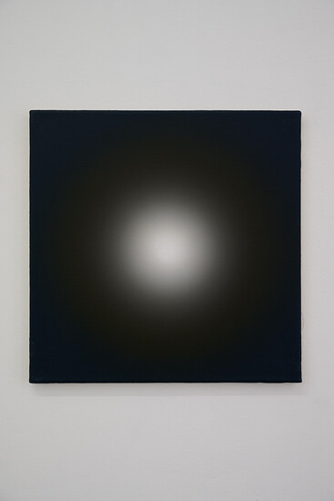Ben  Hübsch, B 738, 2025 &ndash; 45 x 45 cm; Acryl auf Leinwand (Foto: Annette Kradisch)
