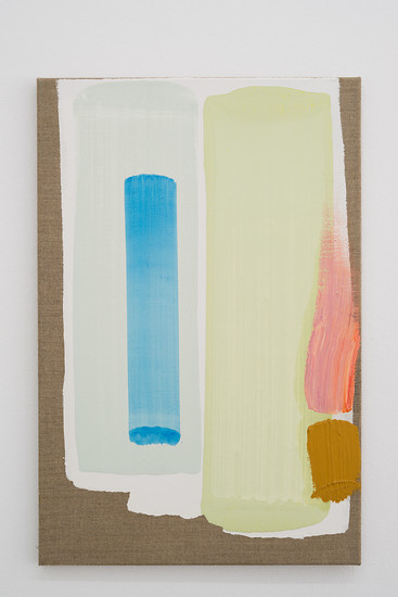 17_4_3, 2017 &ndash; 60 x 40 cm; Öl, Acryl, Leimfarbe, Leimgrundierung auf Leinwand; Foto: Annette Kradisch