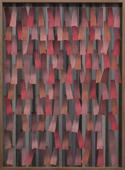 Naht (9), 2023 &ndash; 74 cm x 54 cm; Aquarell, Papier; Foto: Annette Kradisch