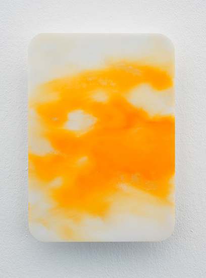 Christian Faul, 02-218w, 2018 &ndash; 34 x 24 x 3,5 cm; Öl/Acrylglas, Aluminiumschichtplatte;
Foto: Annette Kradisch