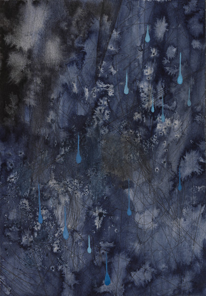 o. T., 2011 &ndash; 48,5 x 33,5 cm; Tusche, Gouache auf Papier