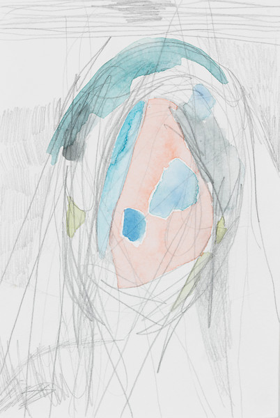 o. T., 2015 &ndash; 28 x 18 cm; Bleistift, Tusche, Aquarell auf Papier